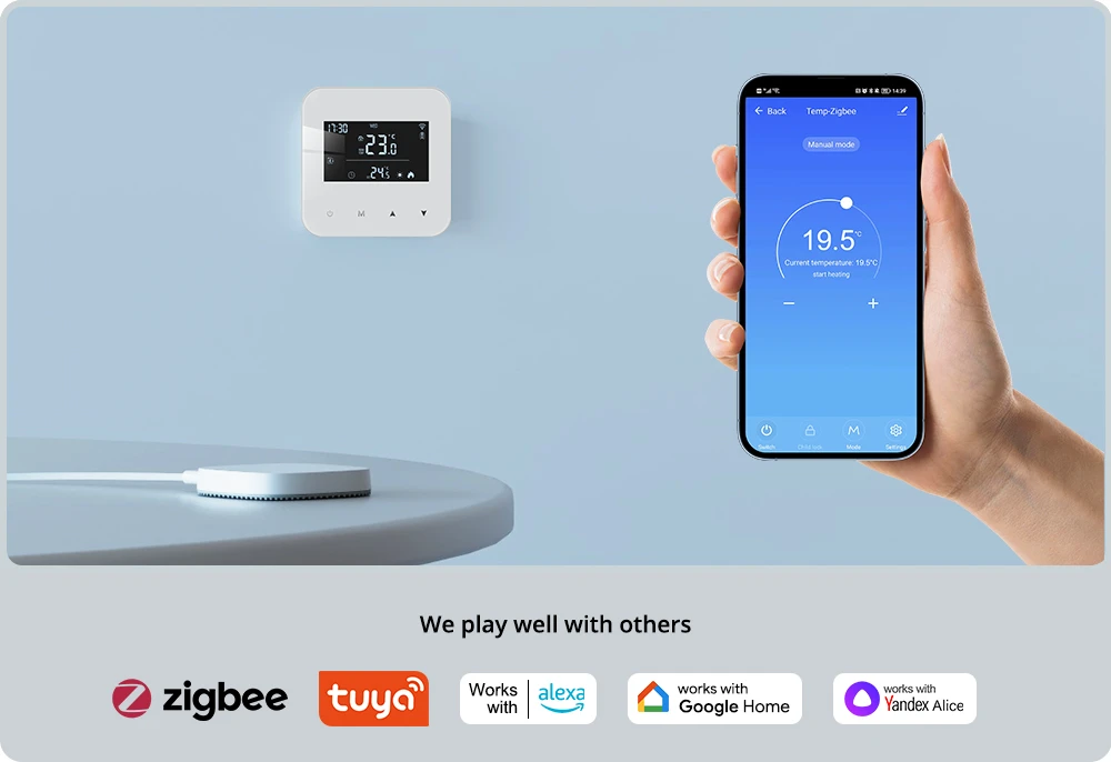 BOT-R5W-ZIGBEE Zigbee-gas-boiler-heating-thermostat BOT-R5W-ZIGBEE Zigbee-gas-boiler-heating-thermostat